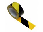 Taśma ostrzegawcza czarno-żółta 100m